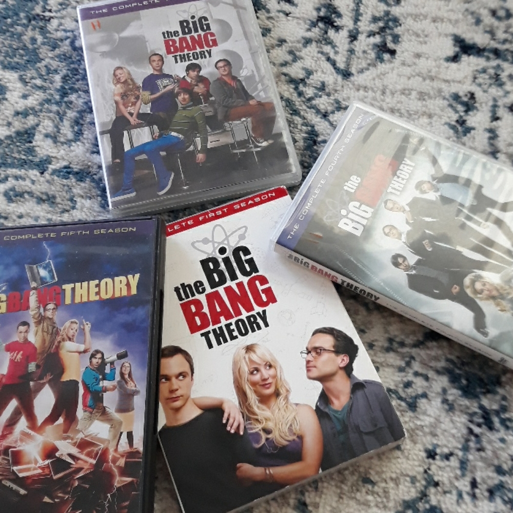 The Big Bang Theory season 1, 3, 4, 5 DVD set